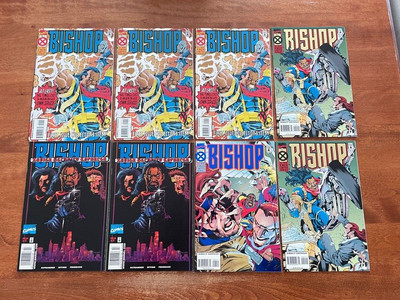 Bishop lot of 8 comics - #1,1,1,2,2,4,XSE 2x #2