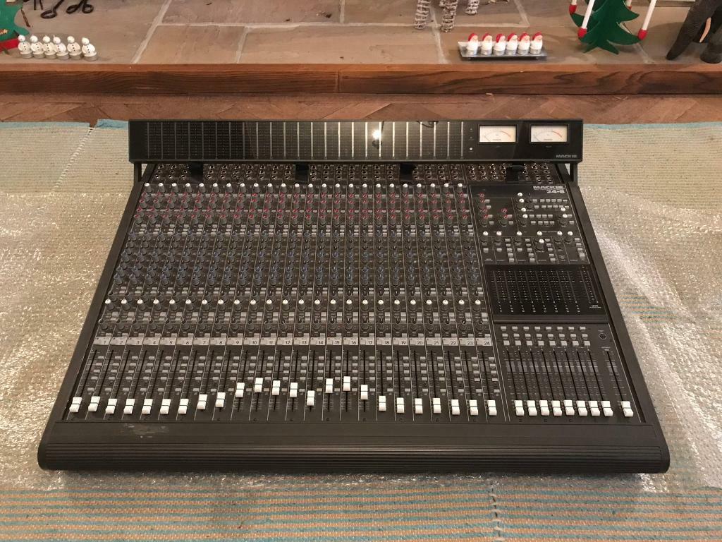 Mackie 24 / 8 mixing console with meter bridge in Petersfield