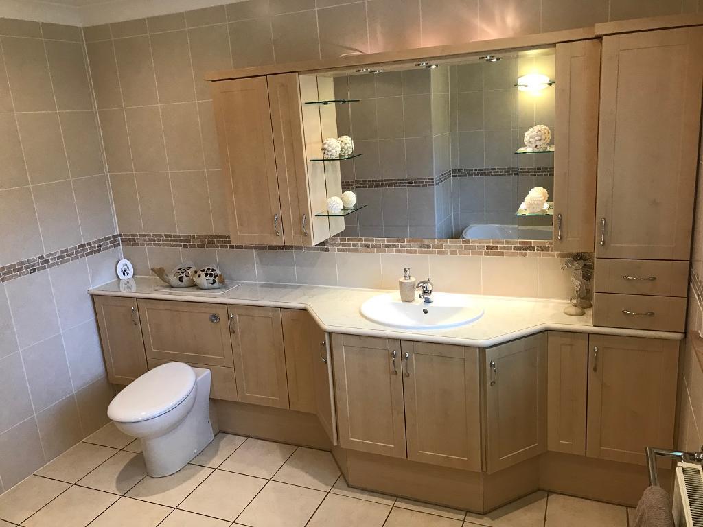 Complete Bathroom suite inc fitted furniture in Bridge of Don