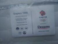Double mattress Grayson from Dreams brand new 