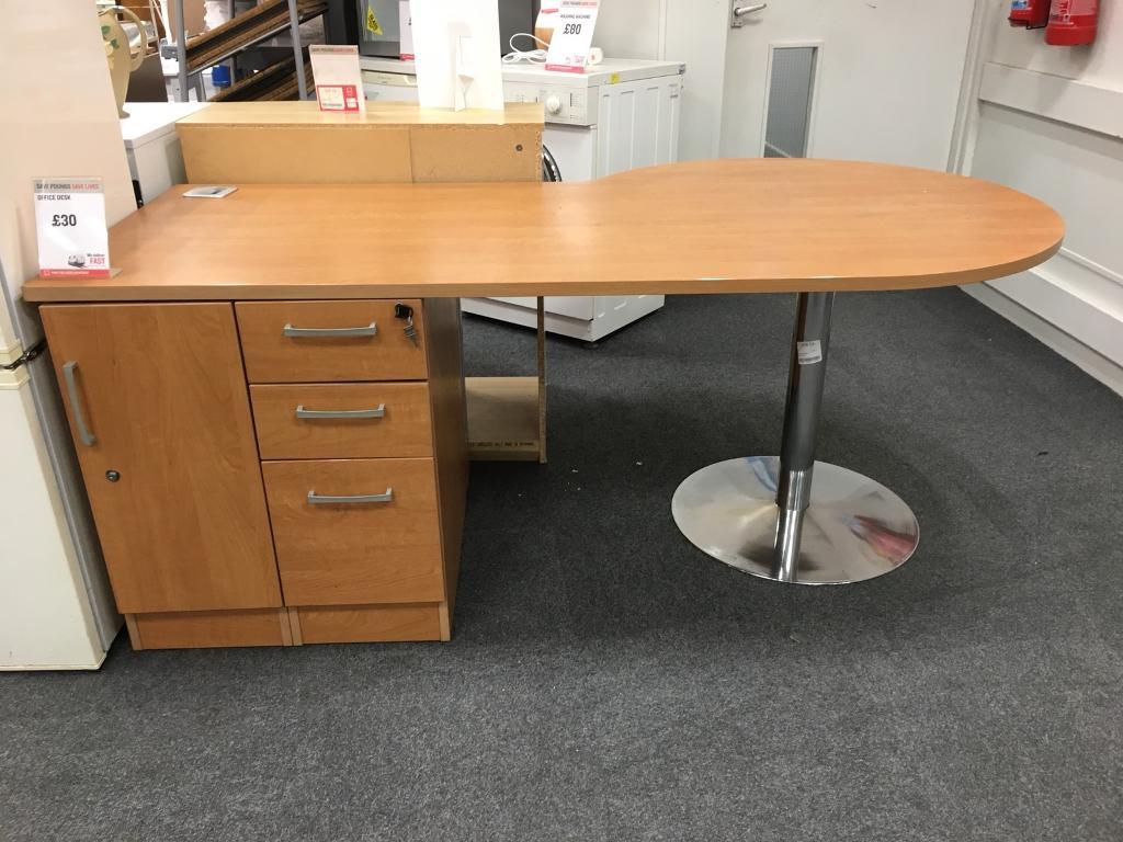 BHF large office desk with locking drawers | in West ...