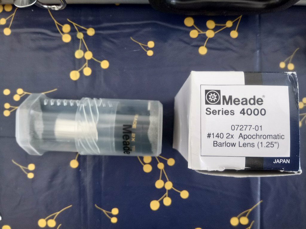 Meade 4000 Series 2X Apochromatic 140 Barlow Lens 1.25" Meade 0727701