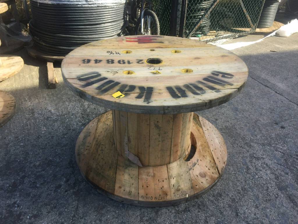 Cable drums used , various sizes available from 600mm to 1600mm ready