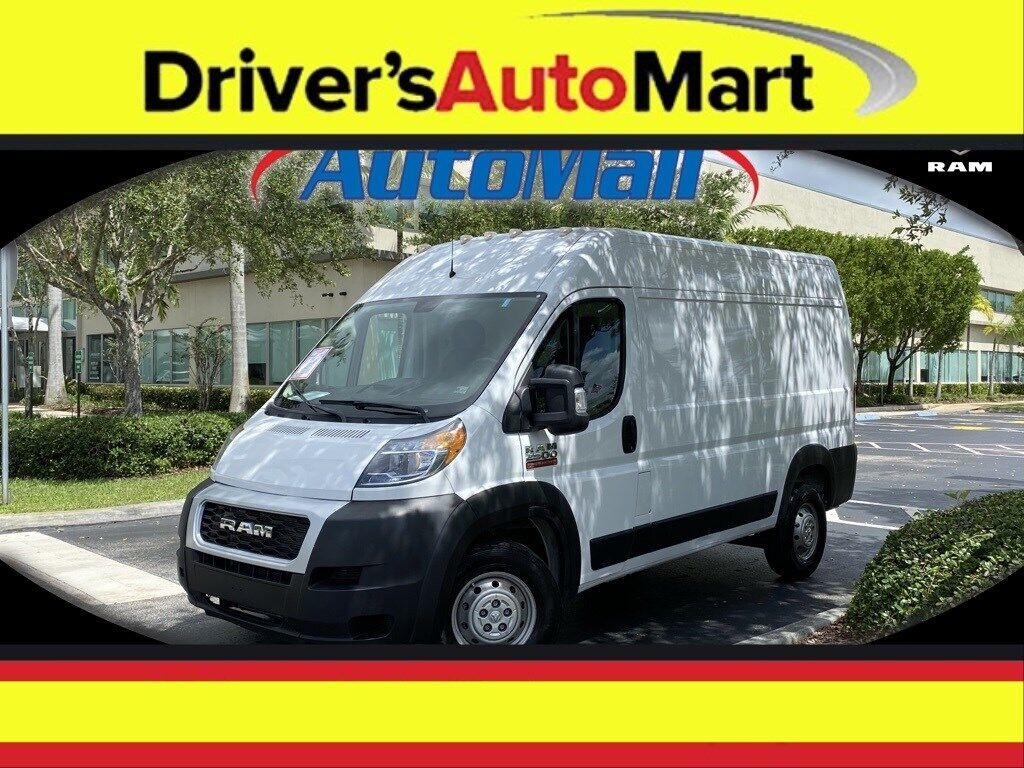 2019 Ram ProMaster 2500 High Roof 26918 Miles Bright White Clearcoat 3D Cargo Va