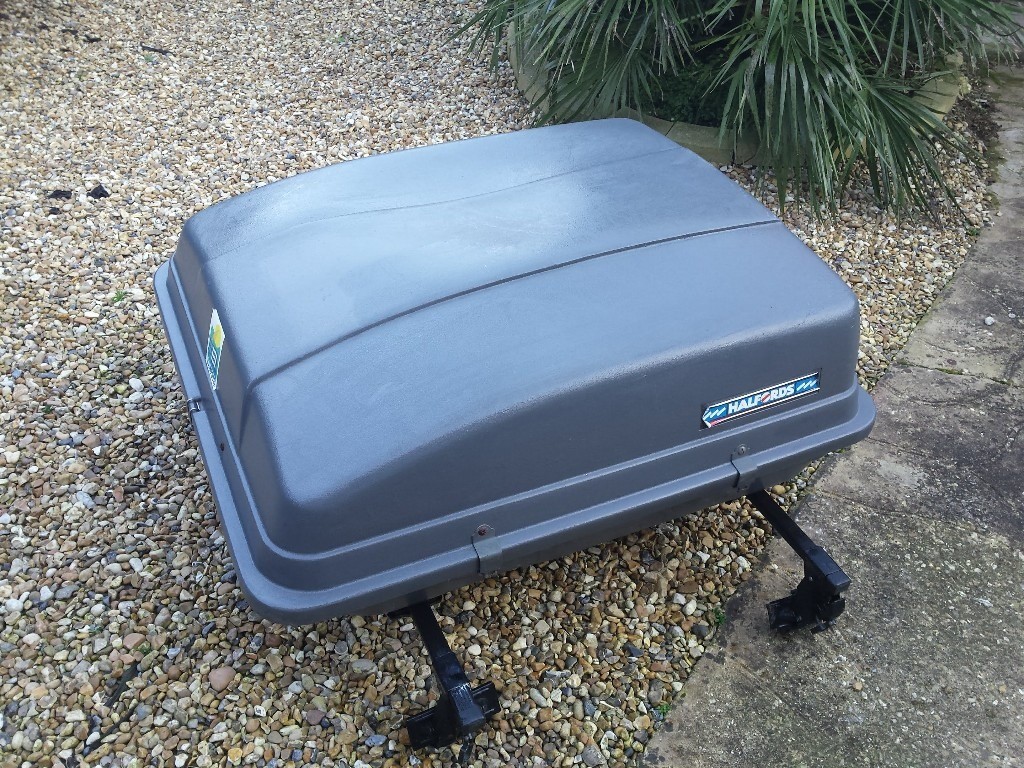Halfords Roof Box with Thule Roof Bars in Worthing, West Sussex Gumtree