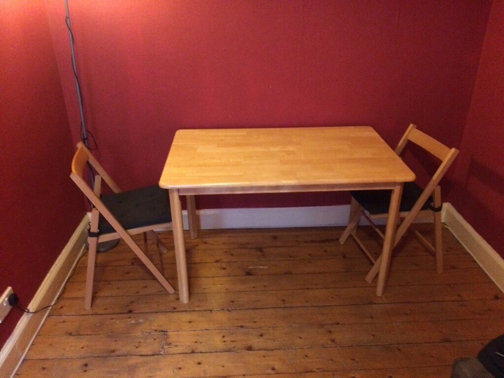 John Lewis solid wood table and chairs in Holyrood, Edinburgh Gumtree