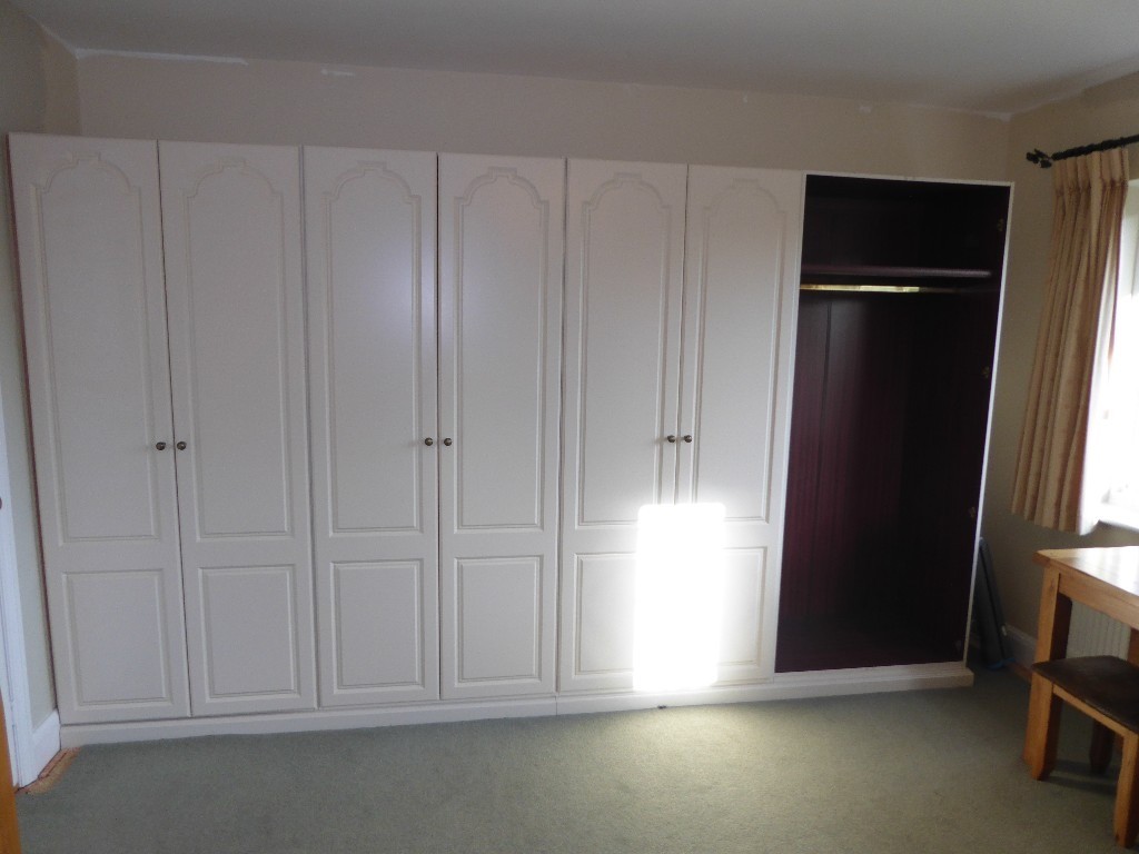 4 Mfi Cream Fitted Wardrobes In Epsom Surrey Gumtree