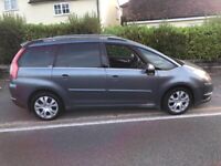 2007 CITROEN C4 GRAND PICASSO HDI DIESEL AUTOMATIC EXCLUSIVE 7 SEATER. LONG MOT .