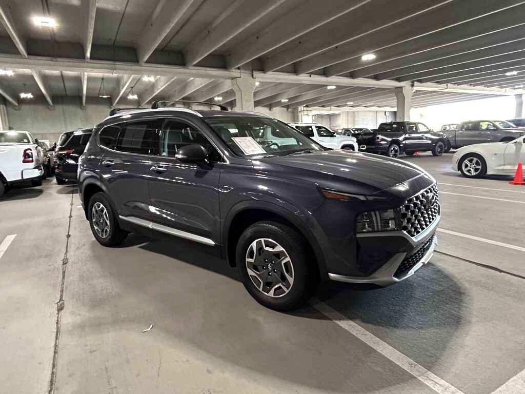 Owner 2021 Hyundai Santa Fe Hybrid Blue