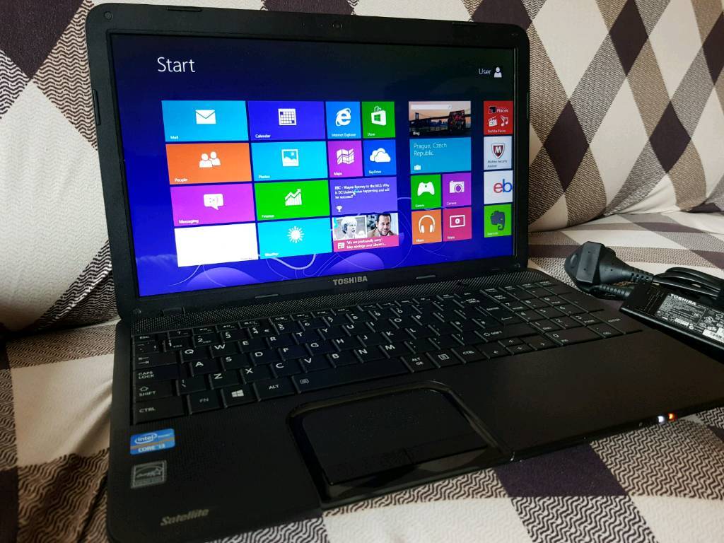 Toshiba Satellite Pro C850 Laptop (Intel Core i3 2.30GHz, 8GB RAM