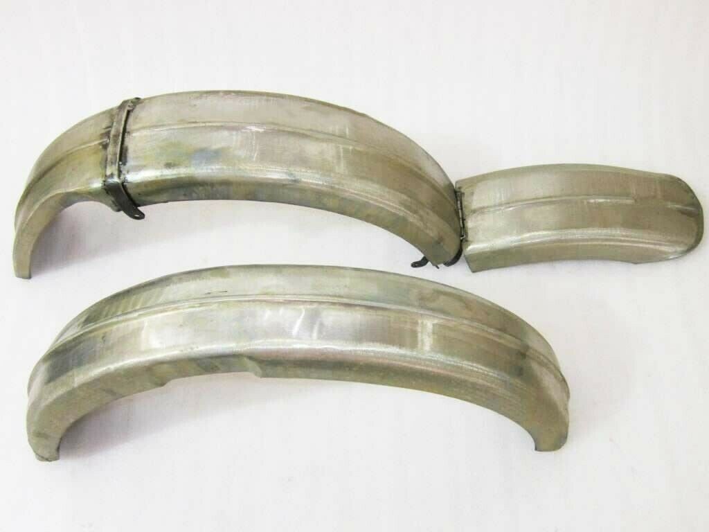 Ariel Wng Model Front And Rear Mudguards Raw Bare Steel 