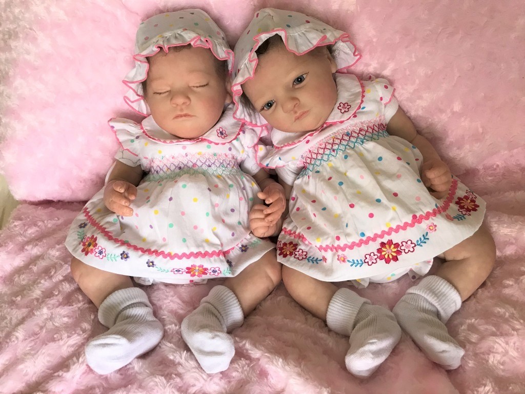 Brand New Twins Realborn® Reborn Baby Girl Dolls in Greenock