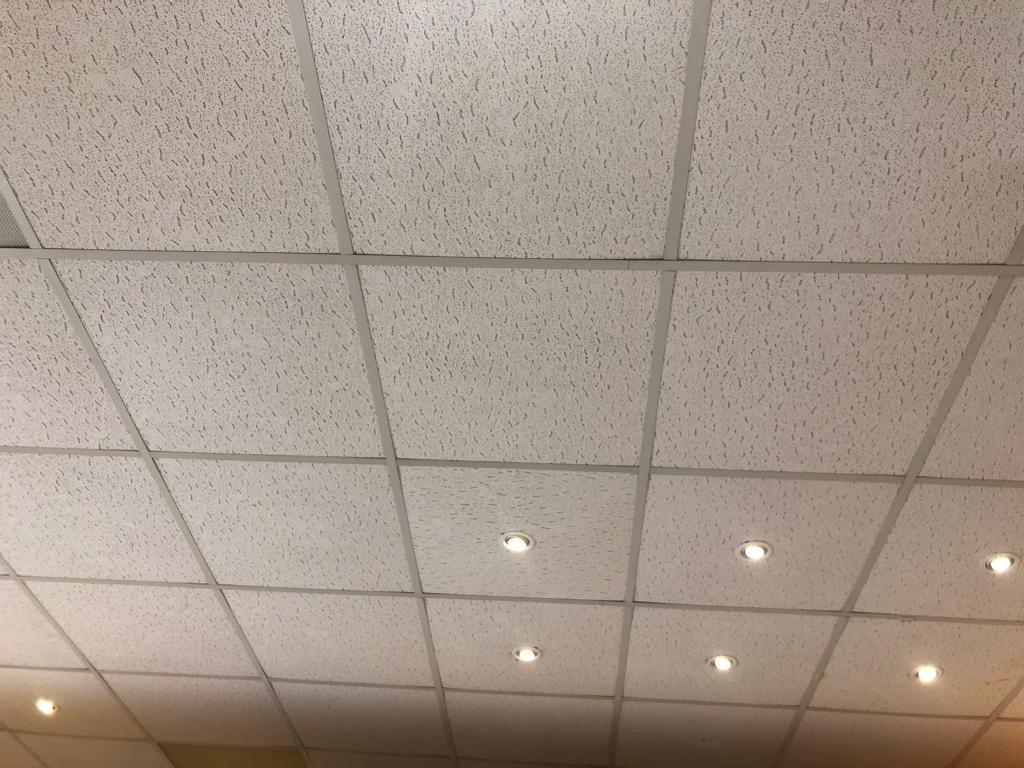 Armstrong Retail Suspended Ceiling Tiles In West End Glasgow