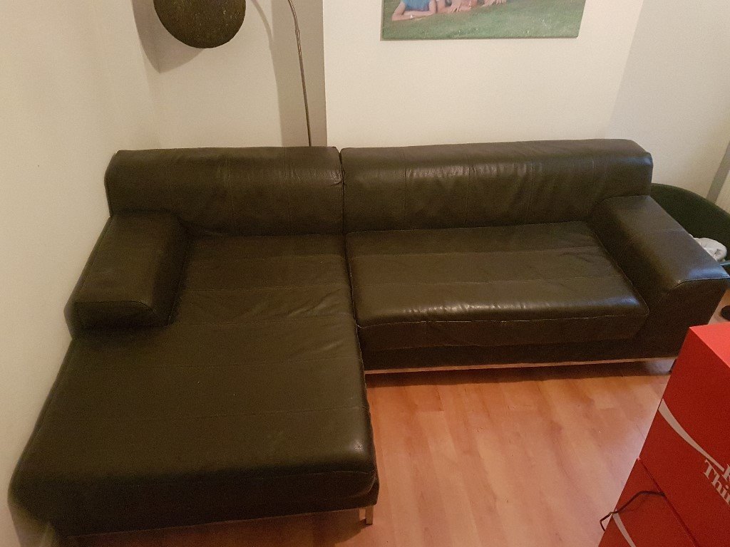  Ikea Leather corner sofa in Luton Bedfordshire Gumtree