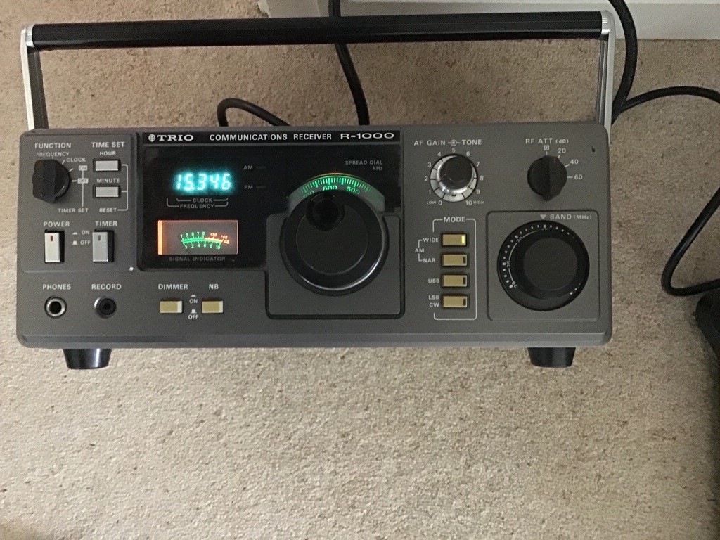 Trio Kenwood R 1000 short wave radio in Blandford Forum, Dorset