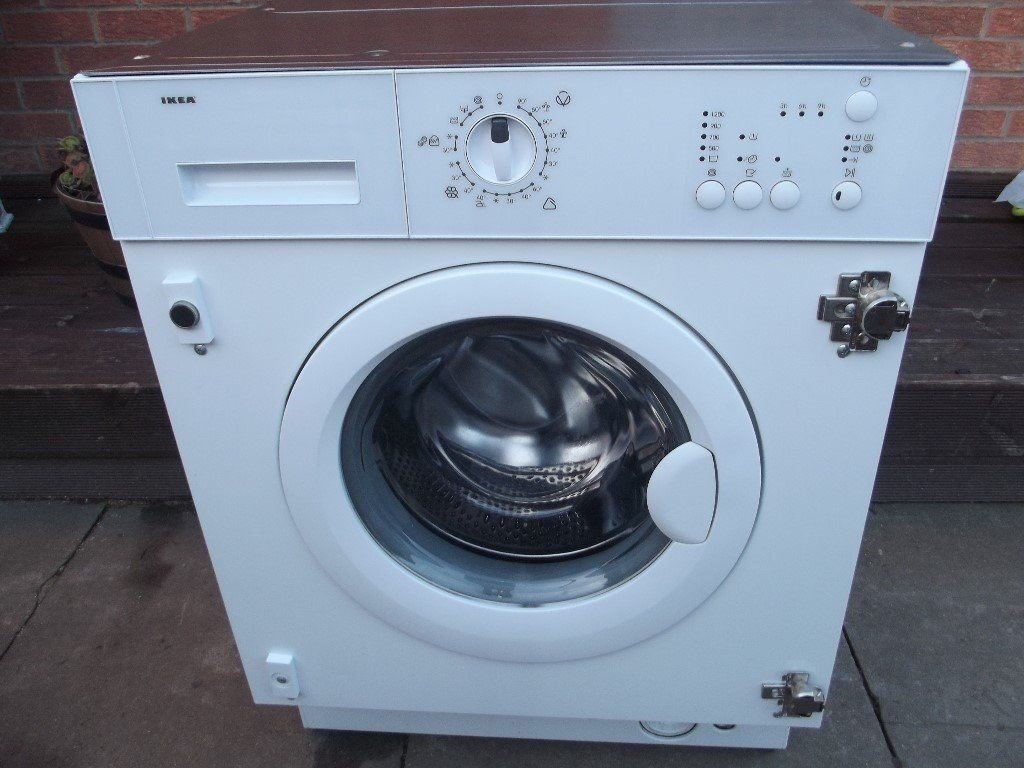 IKEA 6KG INEGRATED WASHING MACHINE IN GOOD CLEAN WORKING ORDER FULLY