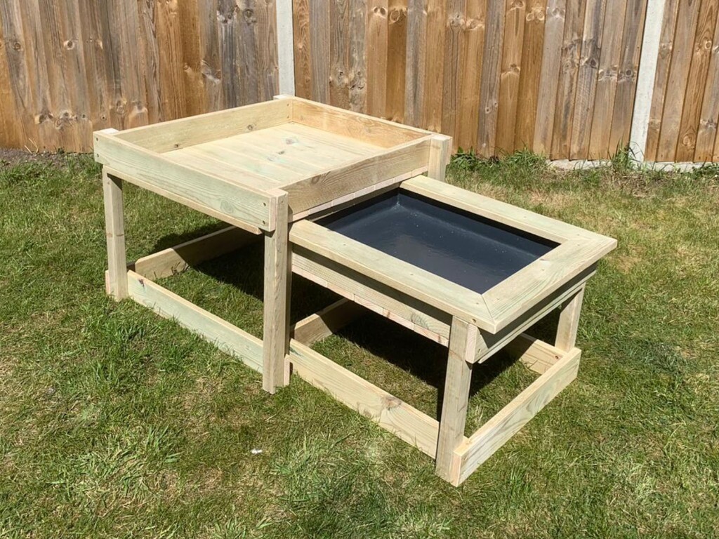 Wooden Sand and Water Tables for Kids / Sandbox / Sand Pit / Water Bay