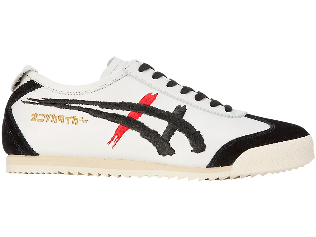 Pre-owned Onitsuka Tiger Nippon Made Mexico 66 Deluxe Size 5in Natural Leather Japan In White/black Etc.