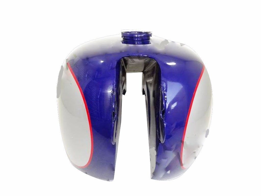 BSA Golden Flash A10 Plunger Model Blue & Grey Painted Petrol Fuel Tank 