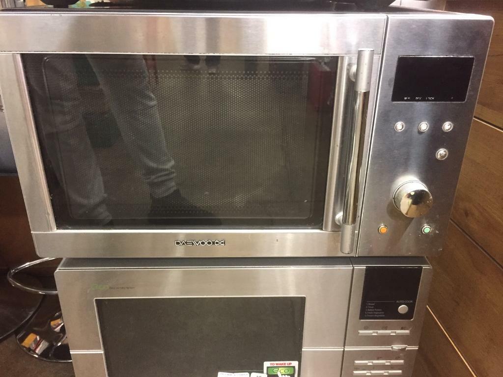 Silver microwaves in East End, Glasgow Gumtree