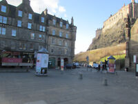 Grassmarket, Central yet quietly located 3rd floor flat one bedroomed flat in secure building