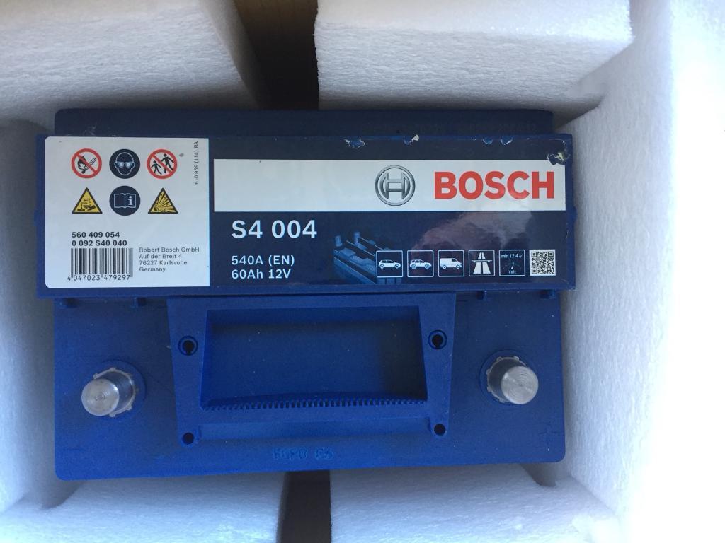 BOSCH S4 004 12v Car Battery - New | in Glenrothes, Fife | Gumtree