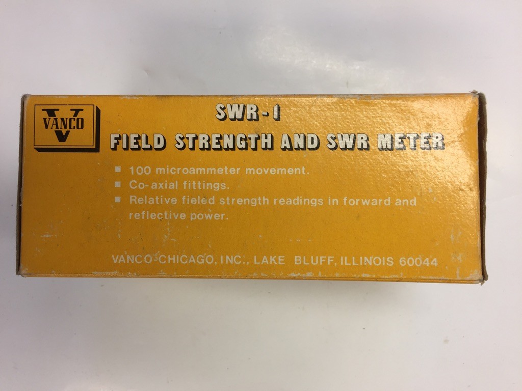 VANCO SWR-1 FIELD STRENGTH & SWR METER - CB & Ham Radio