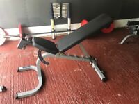Adjustable (body power) weights bench 