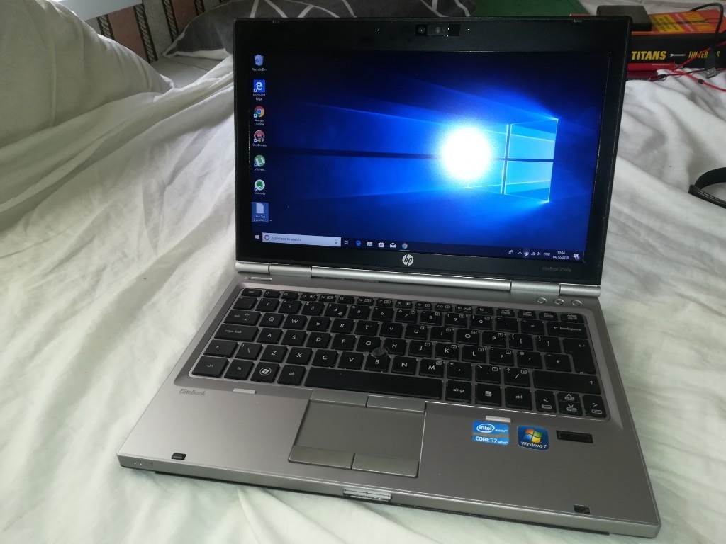 HP EliteBook 2560p Laptop 12.5 inch Intel Core i7 2.7GHz 8 GB Ram HDD 320GB  Windows 10 Pro
