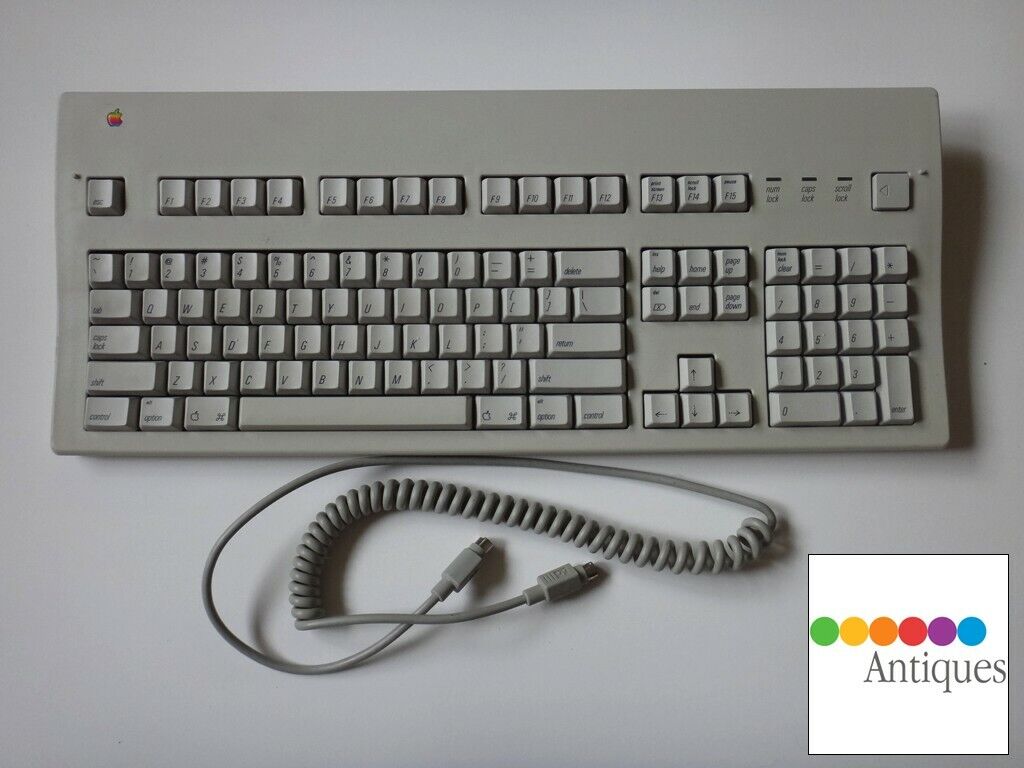 Apple Extended Keyboard II for Mac IIgs ADB Desktop Bus Vintage M3501 M0312