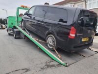 CAR SUV RECOVERY & TOWING SERVICE- TOW TRUCK & JUMP START- LUTON & LOW LOADER SPRINTER TRANSIT X LWB