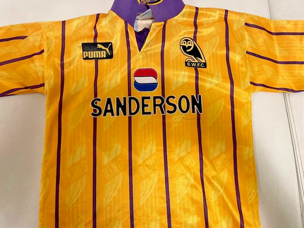 Sheffield Wednesday Away Jersey 93 94 | eBay