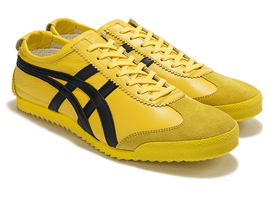 Pre-owned Onitsuka Tiger Mexico 66 Deluxe 1181a436 750 Tai-chi Yellow Black