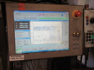 BYSTRONIC BYSTAR 3015 6000W CNC LASER B38337