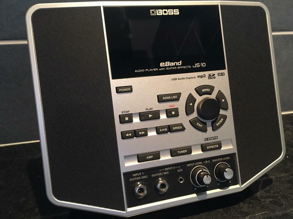 Boss Eband Js 10 Audio Player Recorder With Guitar Effects In