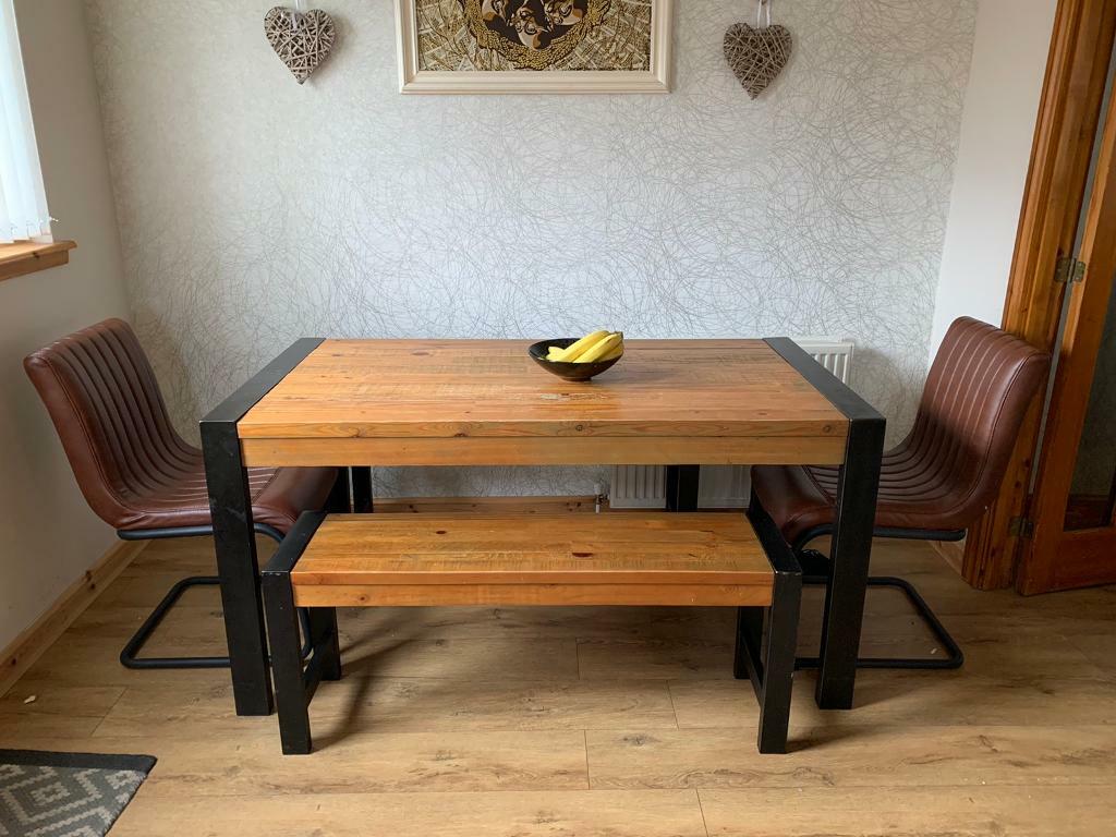 Dining room table benches and chairs | in Leven, Fife | Gumtree