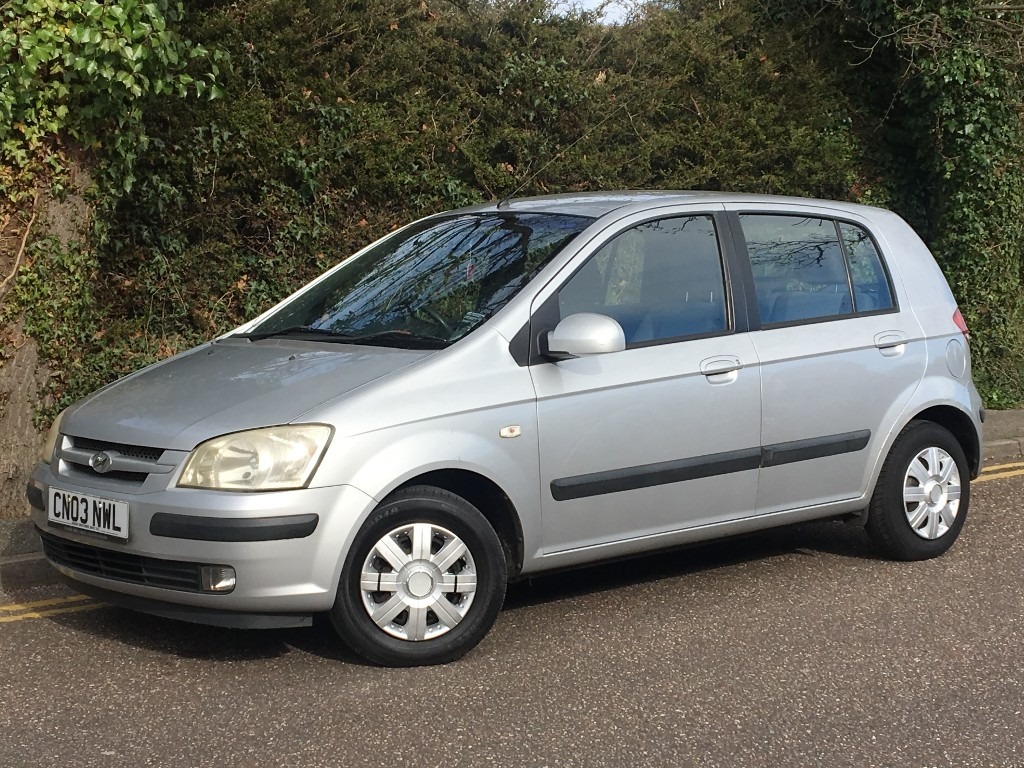2003 HYUNDAI GETZ CDX, 1.1 ENGINE, 5 DOORS, GREAT HISTORY & BRAND NEW