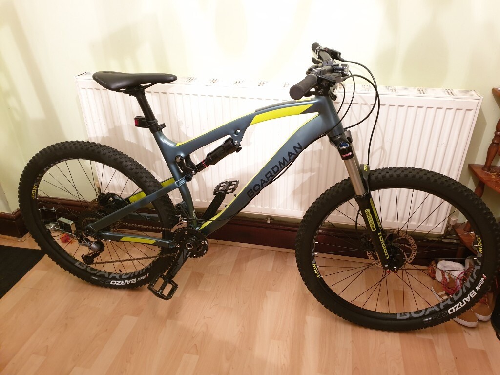 boardman mtr 8.8 full suspension mountain bike