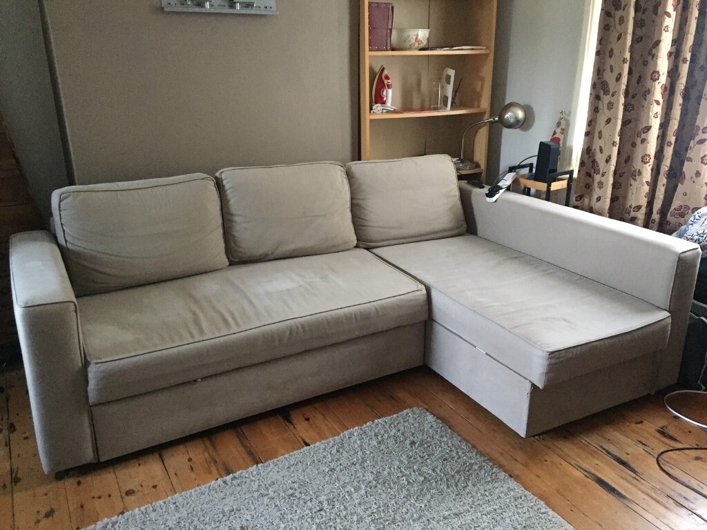 Ikea Manstad Corner Sofa Bed With Storage Gobo Dark Beige In Walthamstow London Gumtree
