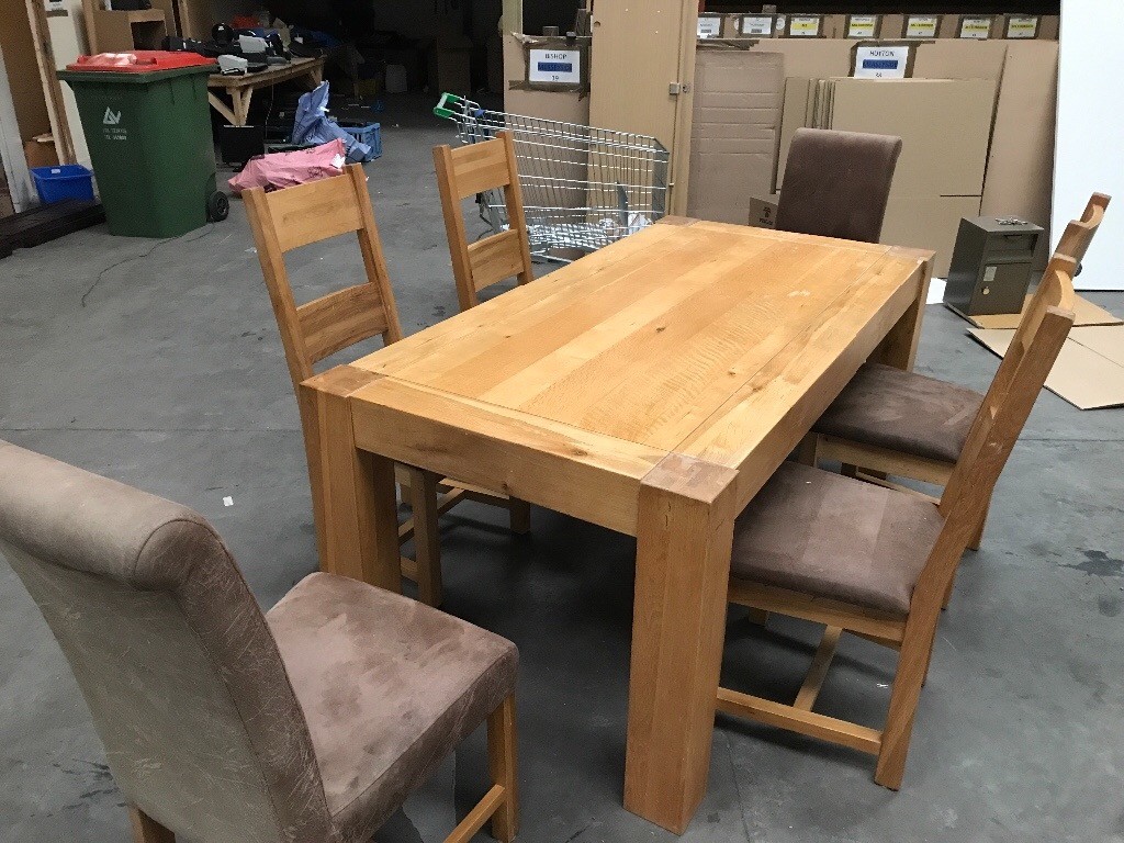 Barker stonehouse dining table 6 chairs in Newcastle, Tyne and Wear