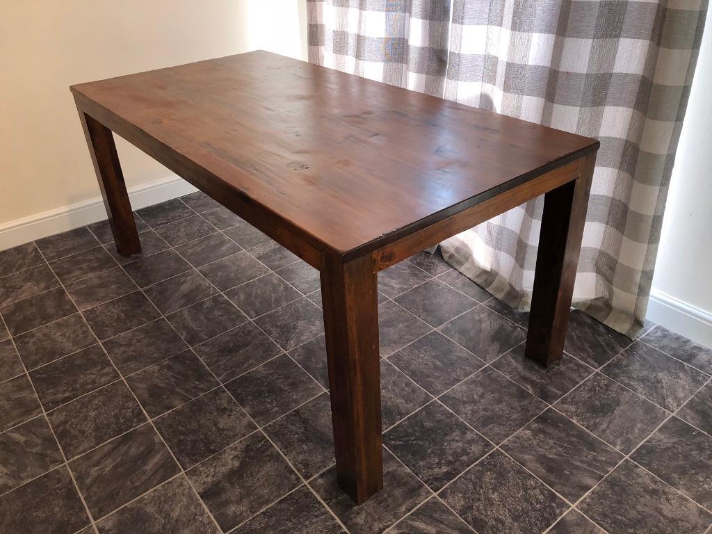 Stunning Solid Hardwood Dining Table | in Larbert, Falkirk | Gumtree