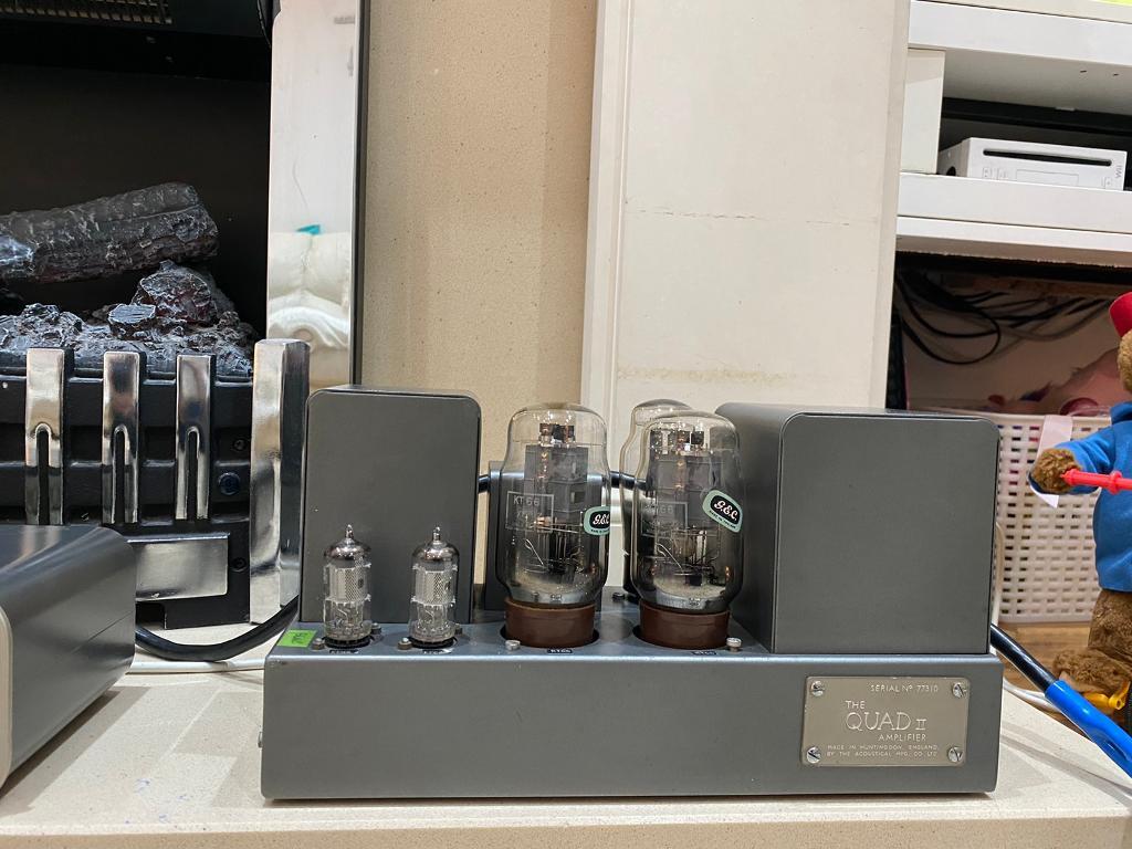 Quad 2 quad II monoblock valve tube amplifier vintage amp quad 22 in