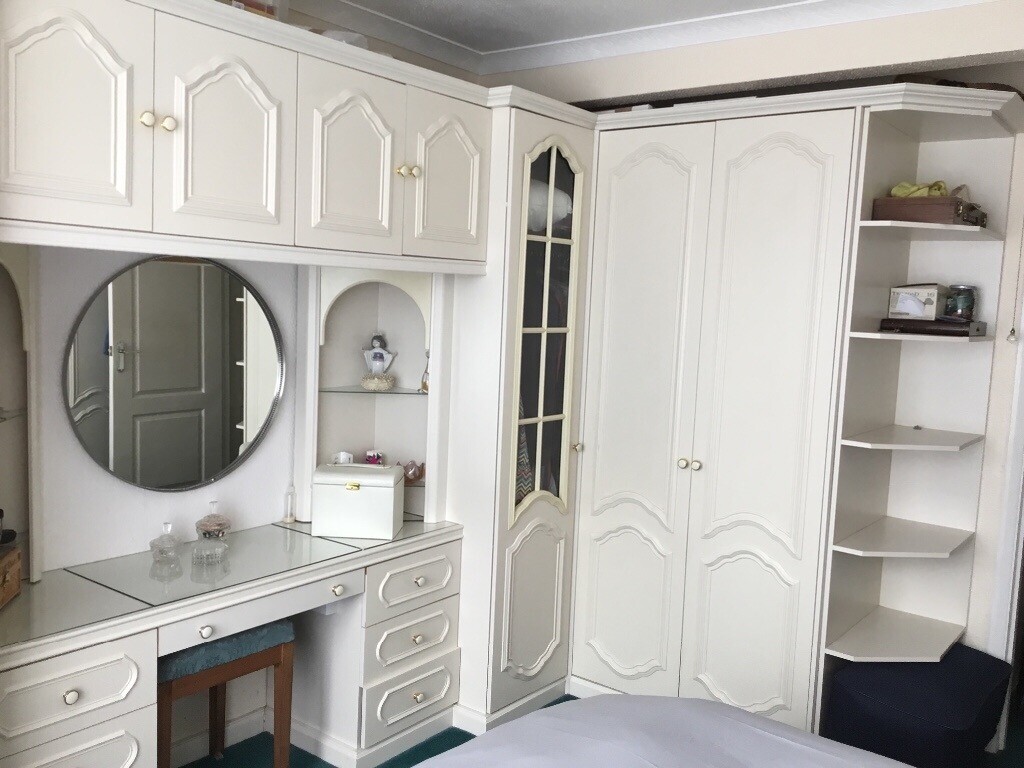 Wardrobes Cream Colour Semi Fitted In Pevensey Bay East Sussex