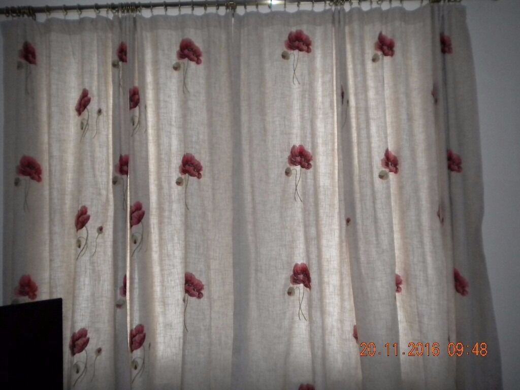 Poppy Curtains From Dunelm In Bath Somerset Gumtree