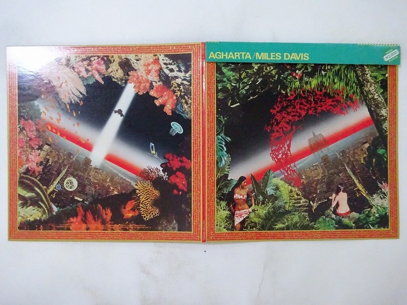 Miles Davis Agharta CBS/Sony 28AP 2167~8 Japan VINYL LP OBI