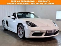 2019 19 PORSCHE 718 BOXSTER 2.5T S GPF CONVERTIBLE 2DR PETROL PDK EURO 6 (S/S) (