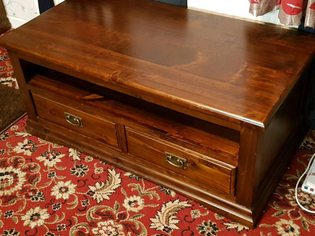 Dark wood coffee table in Newry, County Down Gumtree