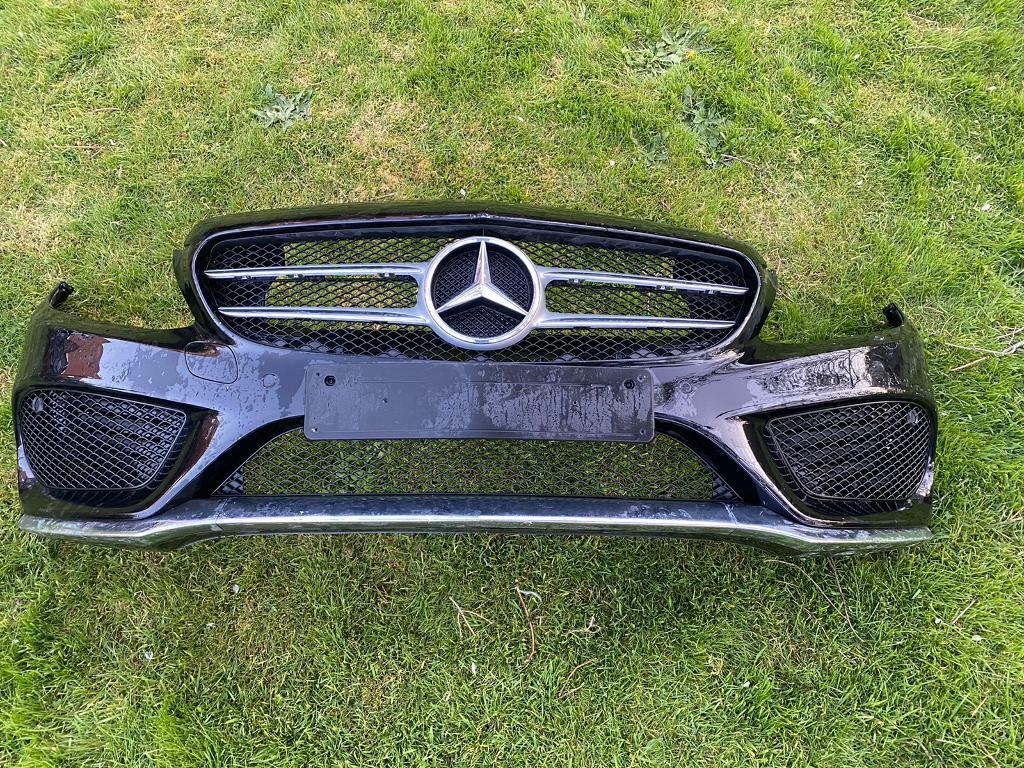 Mercedes c class breaking w205 complete front end amg line front bumper
