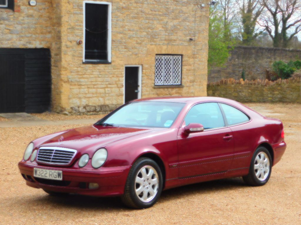 1 OWNER W REG 2000 MERCEDES CLK 230 AVANTGARDE COUPE 28K! FSH MANUAL