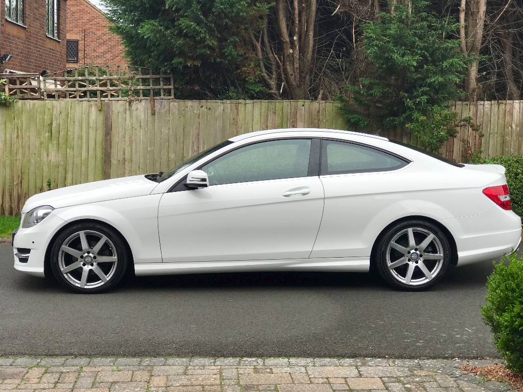 Mercedes C220 AMG Sport Edition Coupe AUTO White 2 door ...